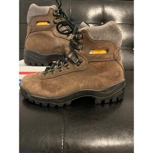 Asolo AFX 535 Brown Leather Hiking Boots Vibram Sole
